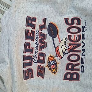 🏈 Denver Broncos Snap Front Hooded TODDLER  Sweatshirt Sz 3 Year VNPLVC
